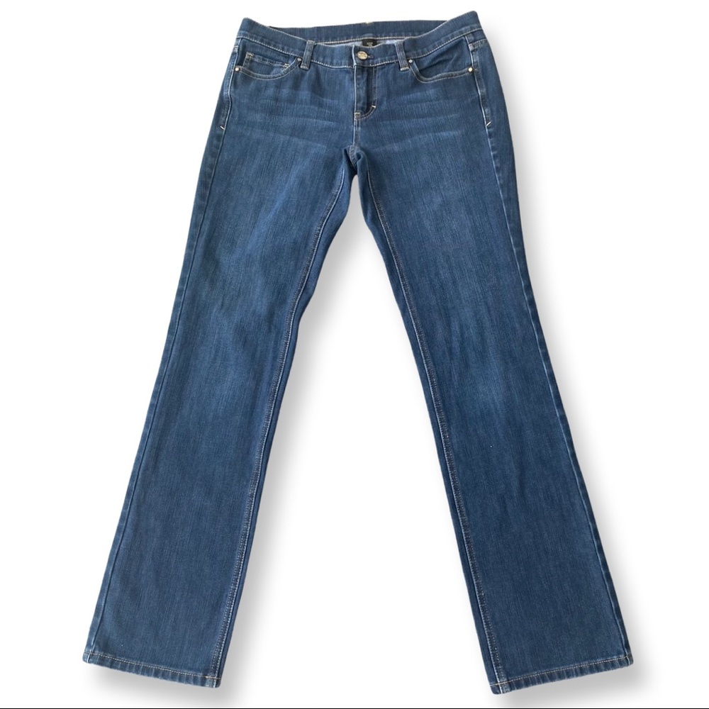 WHBM Noir Straight Fit Jeans 6R